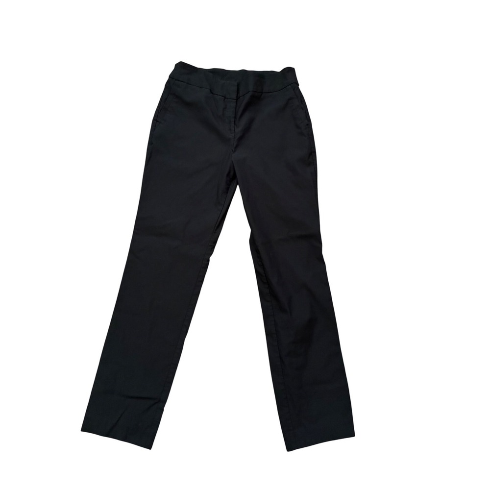Worthington Womens Size 12 Black Straight Leg Business Casual Dress Pants Slacks